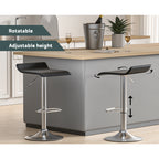 Artiss Wade Contemporary Bar Stools - Black