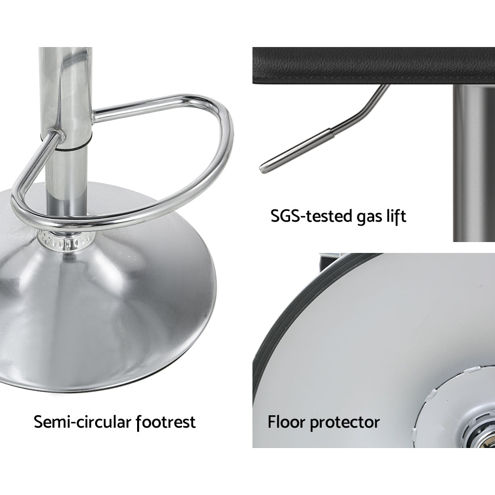 Artiss Wade Contemporary Bar Stools - Black