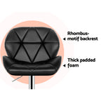 Artiss Adjustable Gas Lift Padded Leather Bar Stools
