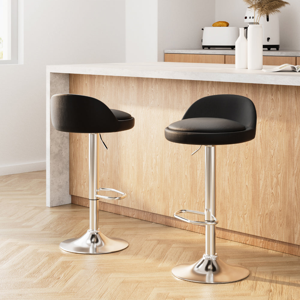 Artiss Adjustable PU Leather Bar Stools