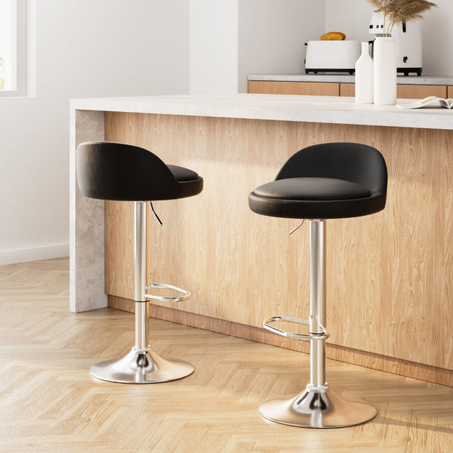 Artiss Adjustable PU Leather Bar Stools