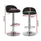 Artiss Adjustable PU Leather Bar Stools