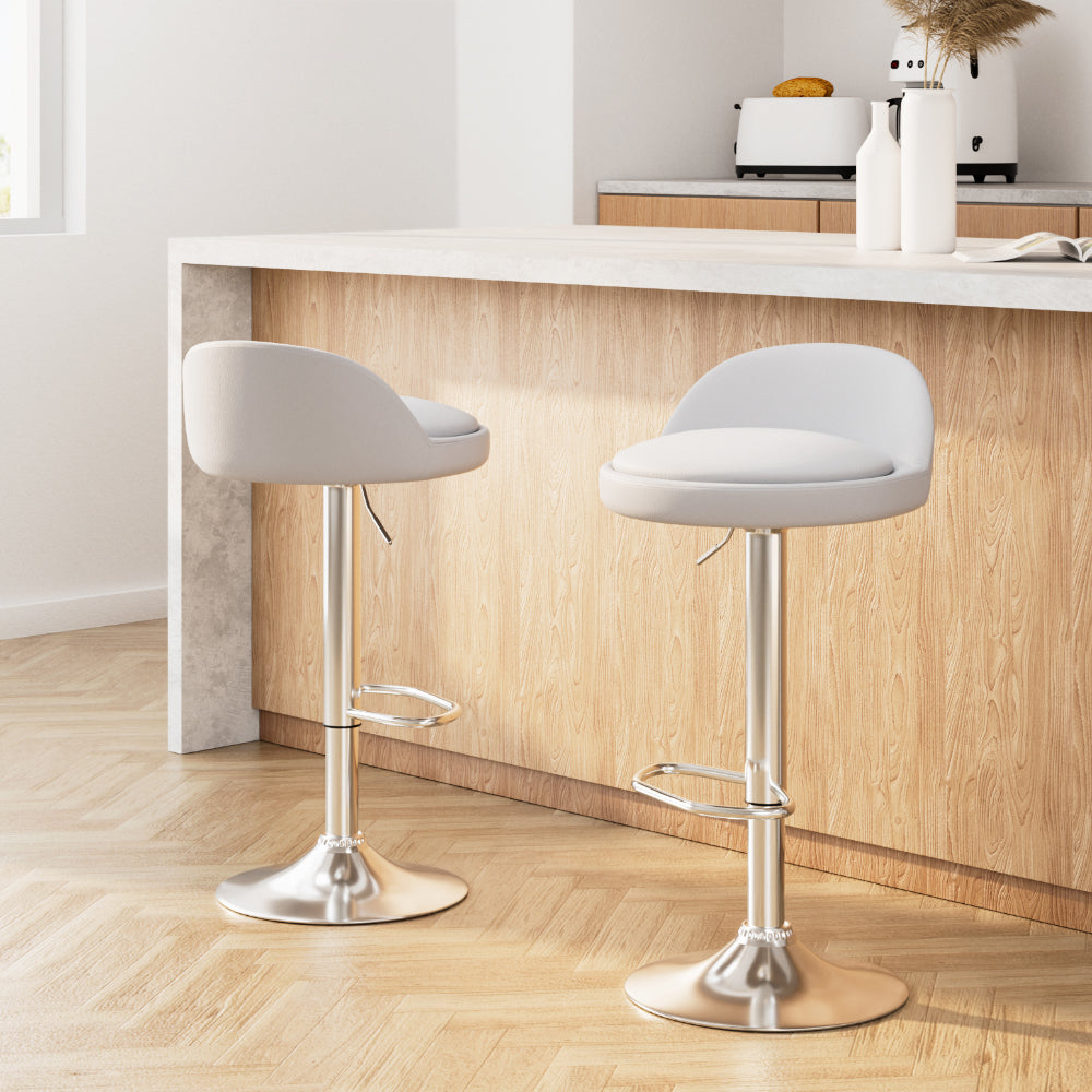 Artiss Adjustable PU Leather Bar Stools