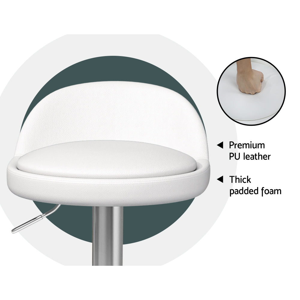 Artiss Adjustable PU Leather Bar Stools