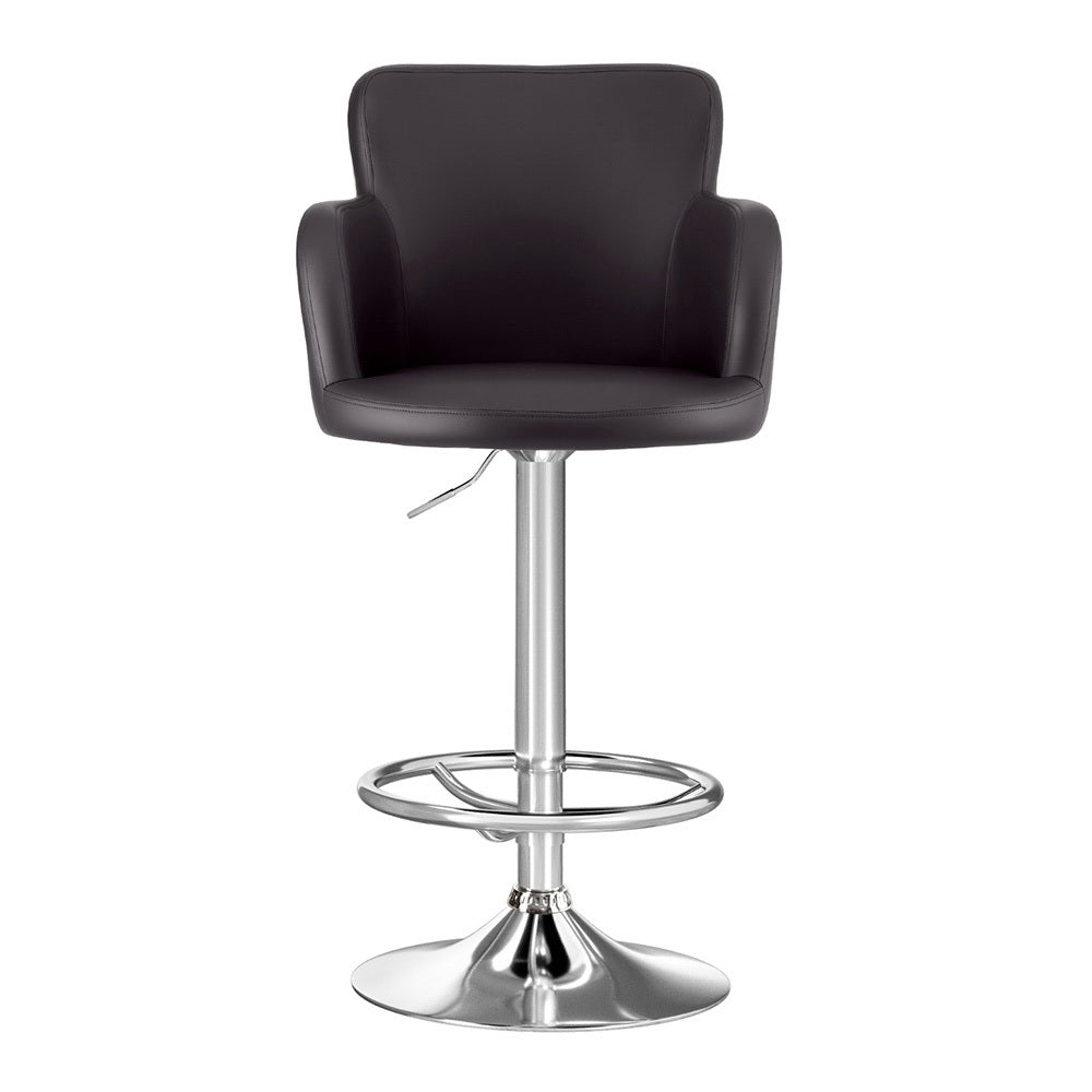 Artiss Premium Brown Leather Bar Stools