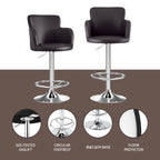 Artiss Premium Brown Leather Bar Stools