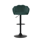 Elegant Velvet Gas Lift Bar Stools