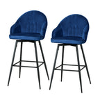 Artiss 2x Modern Swivel Bar Stools Set