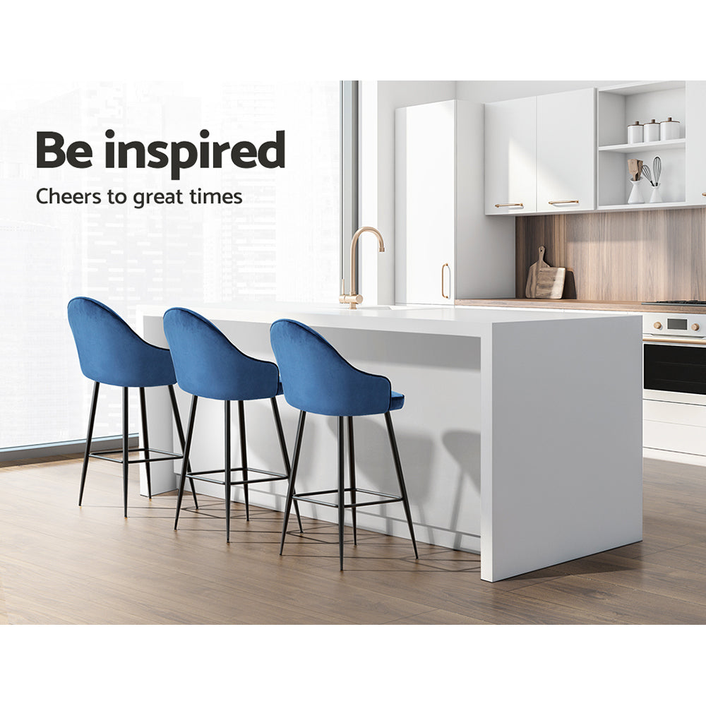 Artiss 2x Modern Swivel Bar Stools Set