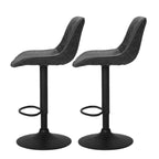 Artiss Vintage Leather Adjustable Bar Stools