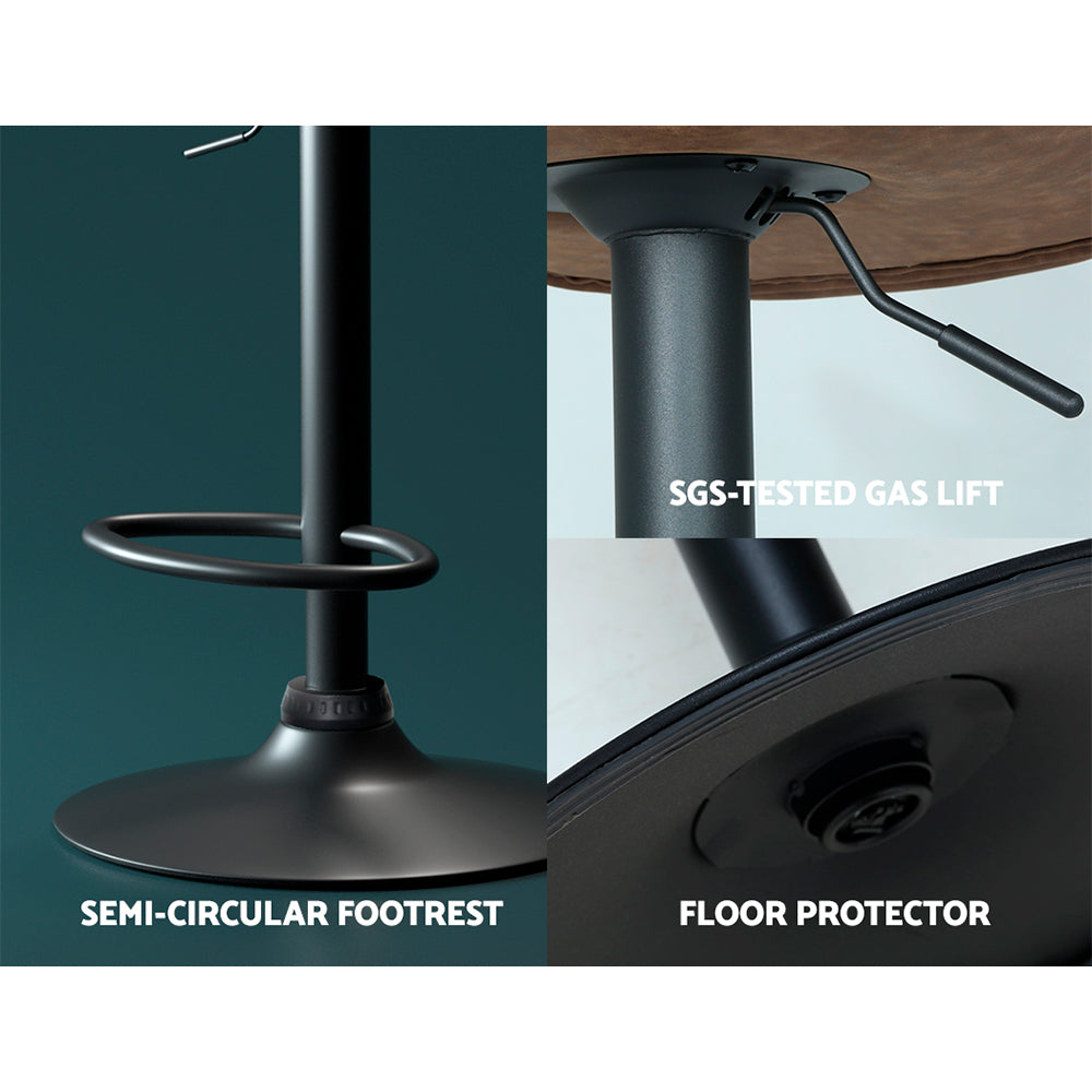 Artiss Frawley Vintage Swivel Bar Stools