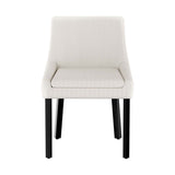 Corduroy Dining Chairs Set of 4 - Beige