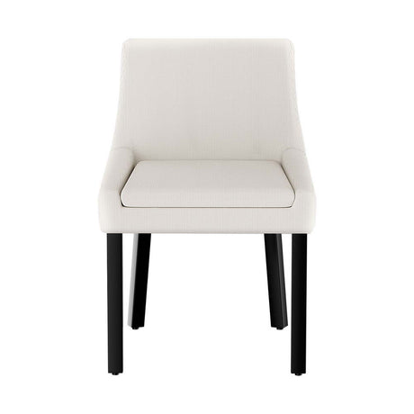 Corduroy Dining Chairs Set of 4 - Beige