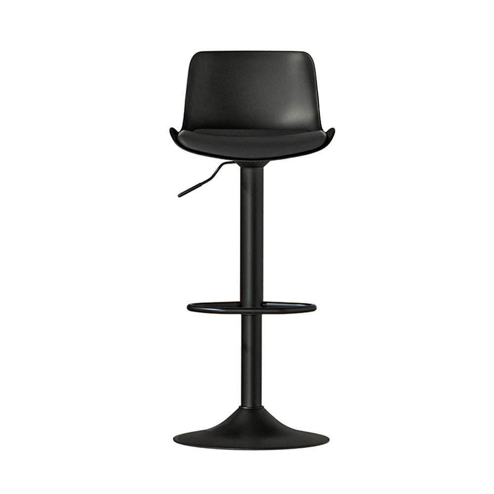 Artiss Fynn Adjustable Bar Stools - Black