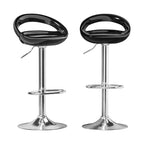 Artiss Dekker Black Gas Lift Bar Stools