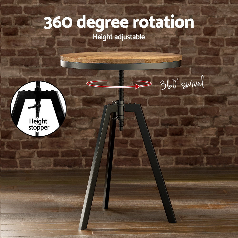 Artiss Industrial Bar Table and Stool Set