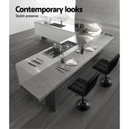 Artiss Black PU Leather Bar Stools Set