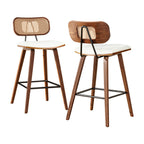 Artiss Rattan Bar Stools - Set of 2