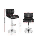 Artiss Adjustable Gas Lift Bar Stools