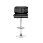 Artiss 4x Luxury Black Gas Lift Bar Stools