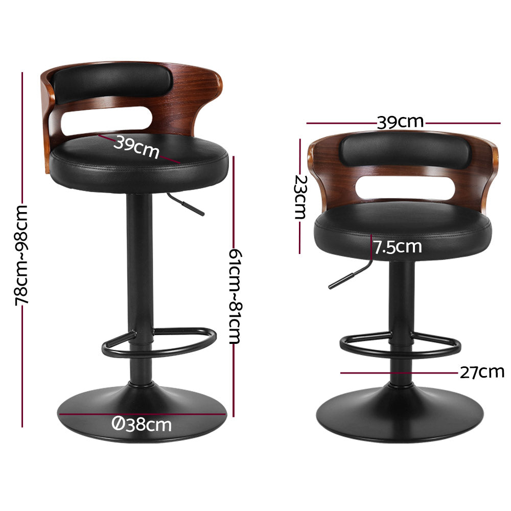 Artiss Grandeur Adjustable Bar Stools