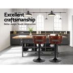 Artiss Grandeur Adjustable Bar Stools