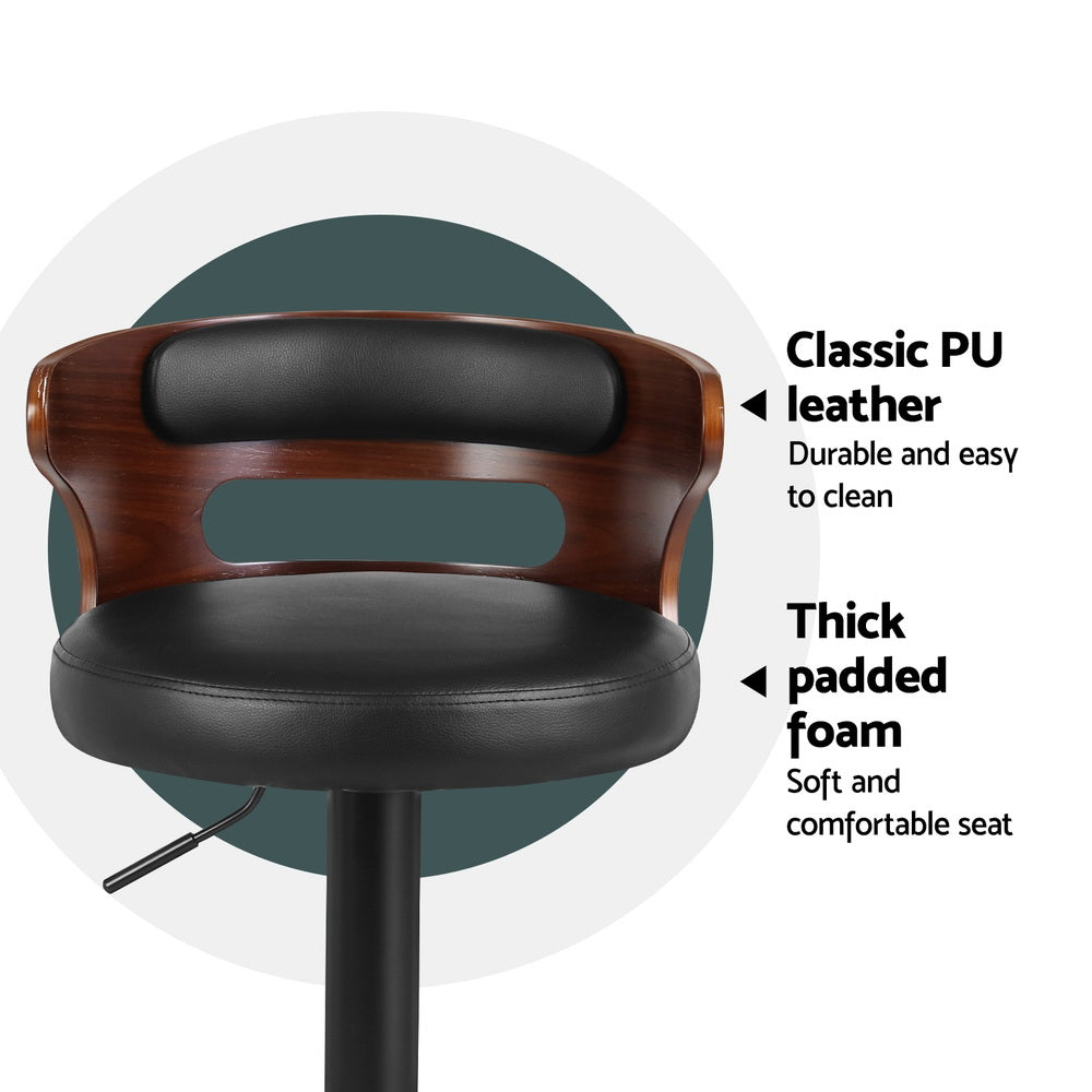 Artiss Grandeur Adjustable Gas Lift Bar Stools