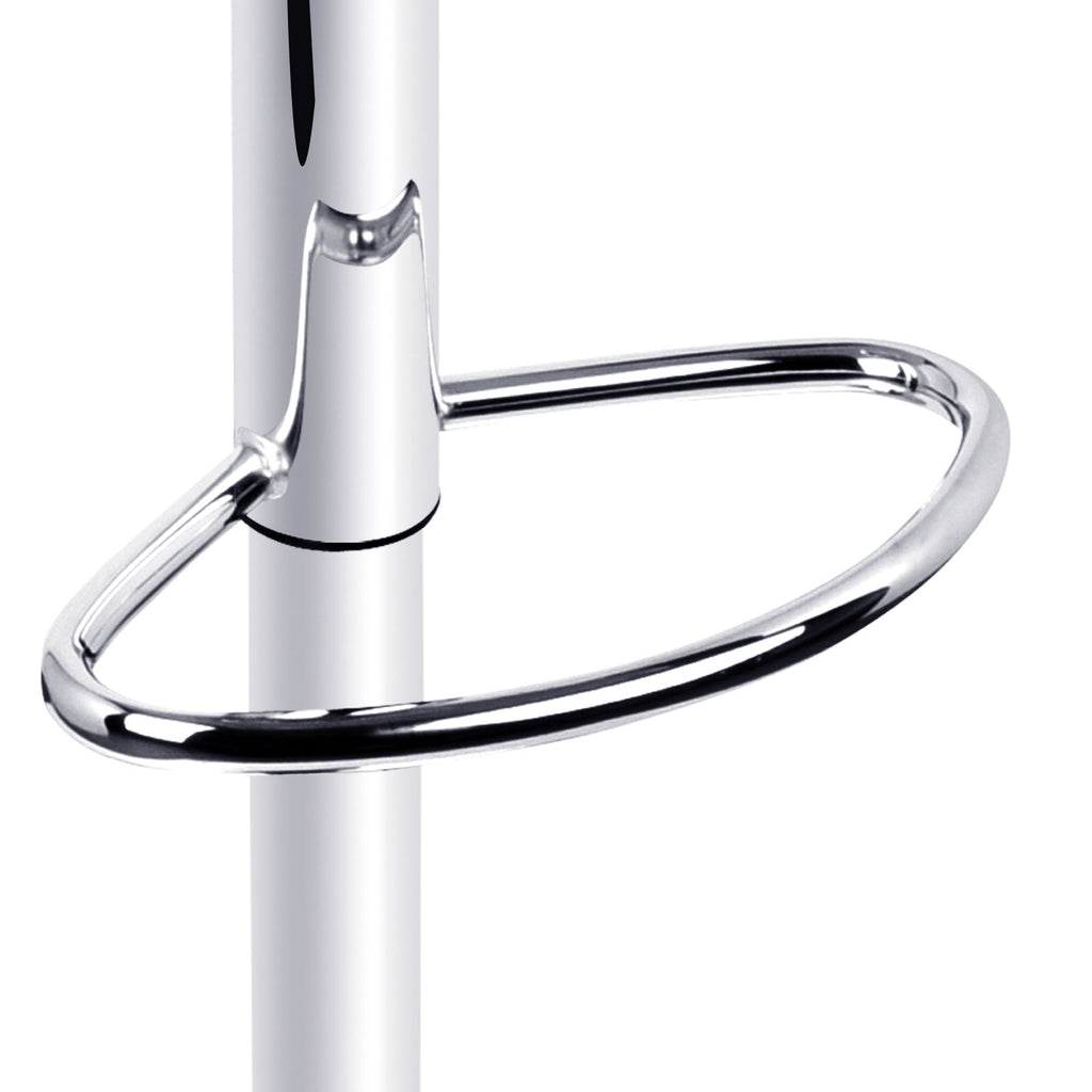 Artiss Black Gas Lift Bar Stool with Armrest