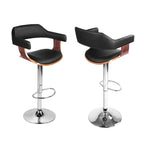 Artiss Gas Lift Bar Stools with Armrests