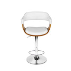 Artiss White Gas Lift Bar Stool