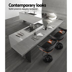 Artiss Gas Lift Bar Stool with Armrests