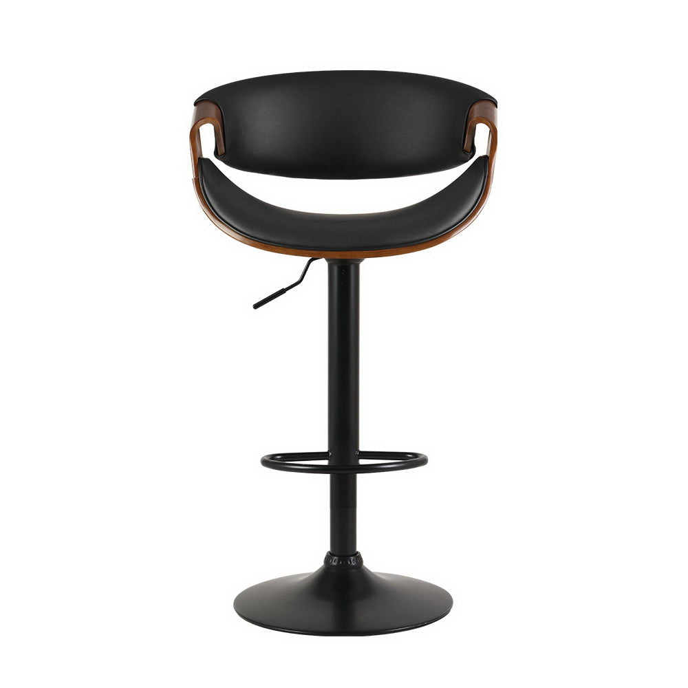 Elegant Gas Lift Bar Stools with Armrests