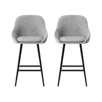 Artiss Arugmi Upholstered Bar Stool Set