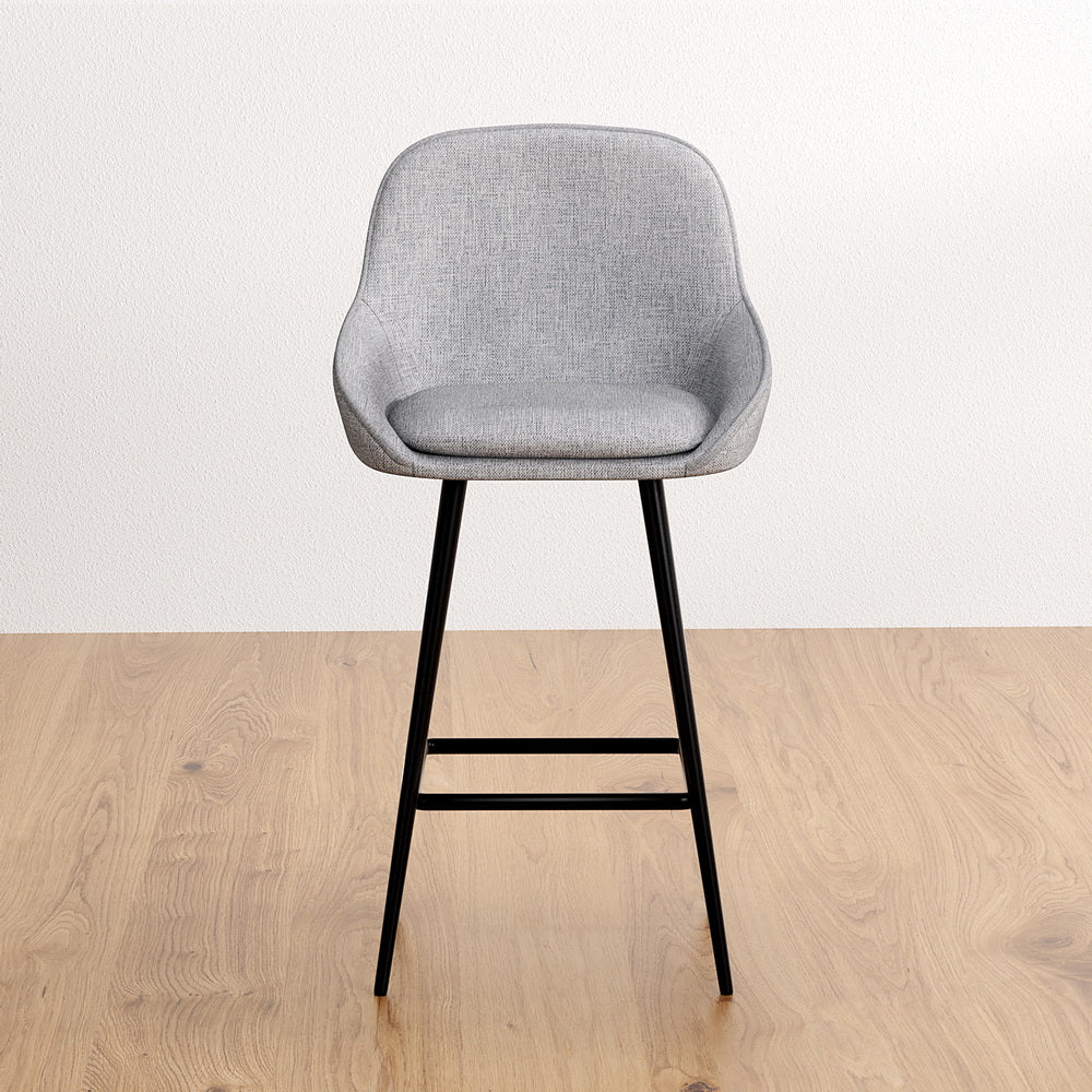 Artiss Arugmi Upholstered Bar Stool Set
