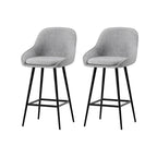 Artiss Arugmi Upholstered Bar Stool Set