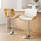 Artiss Adjustable Leather Bar Stools