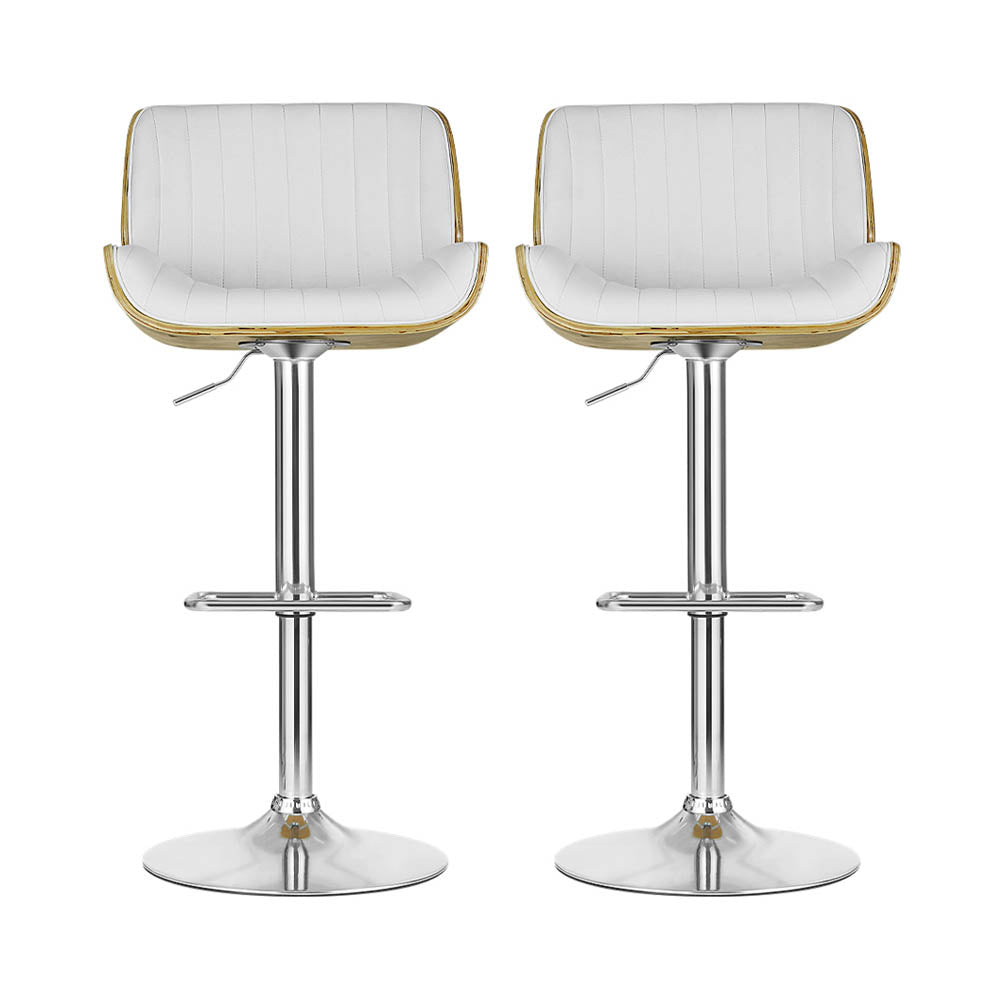 Artiss Adjustable Leather Bar Stools