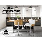 Artiss Adjustable Leather Bar Stools