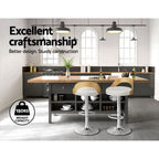 Artiss Publia Adjustable White Bar Stools