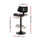 Artiss Quilla Adjustable Bar Stools