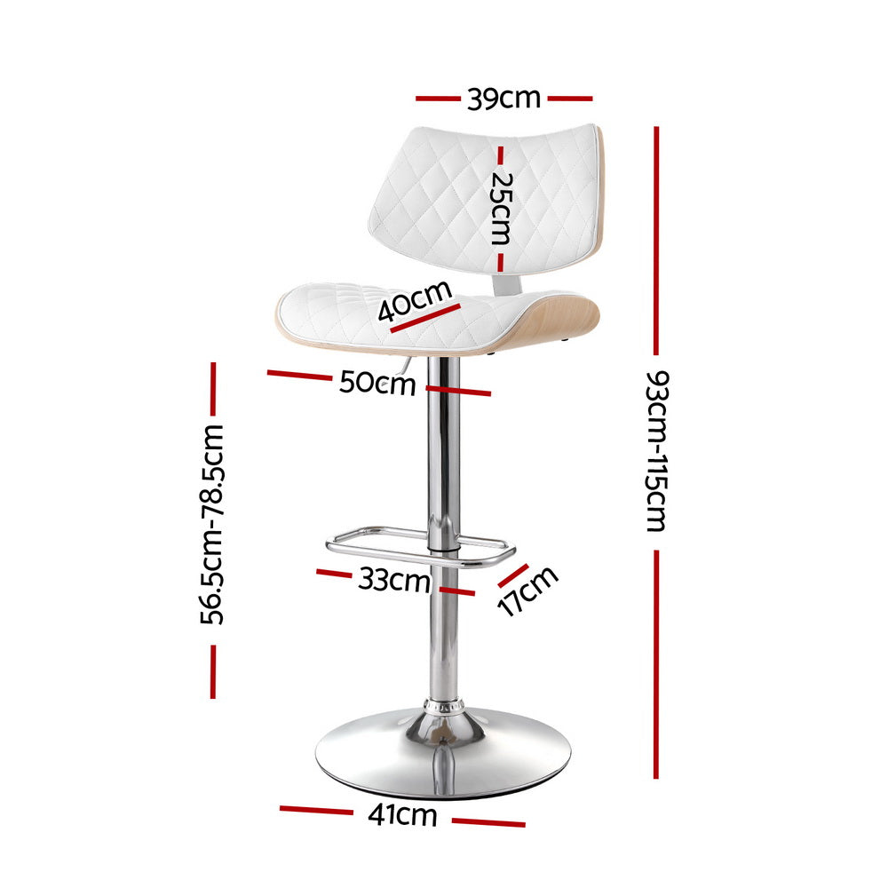 Artiss Quilla Gas Lift Bar Stool