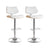 Elegant Adjustable Bar Stools - Set of 2