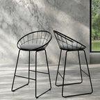 Artiss Modern Black Bar Stools - Set of 2
