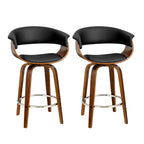 Artiss Swivel Bar Stools - Set of 2