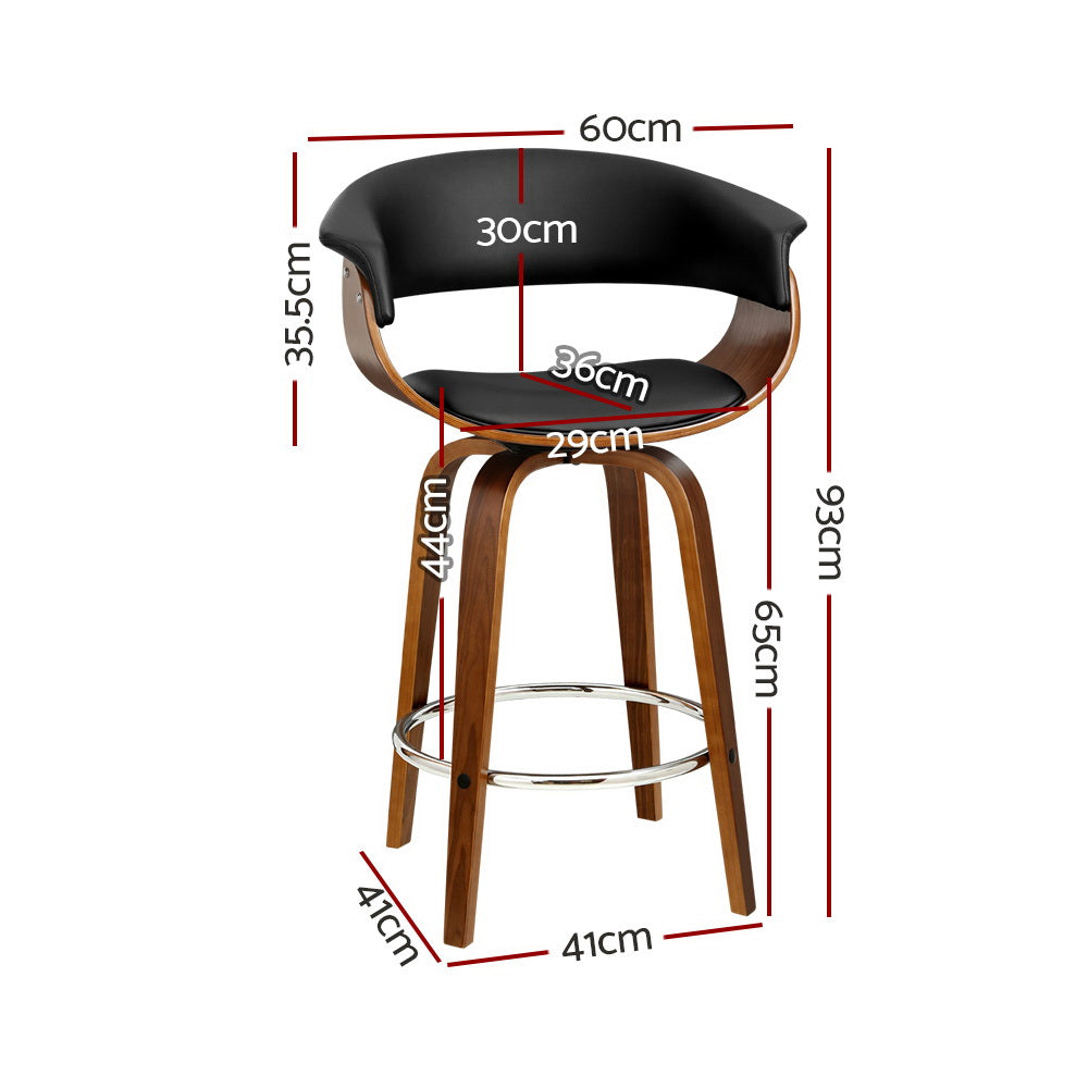 Artiss Premium Swivel Bar Stools - Set of 4
