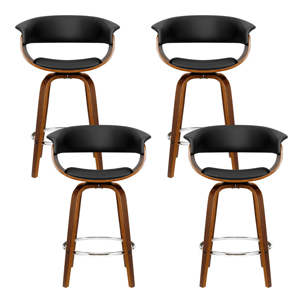 Artiss Premium Swivel Bar Stools - Set of 4
