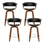 Artiss Premium Swivel Bar Stools - Set of 4