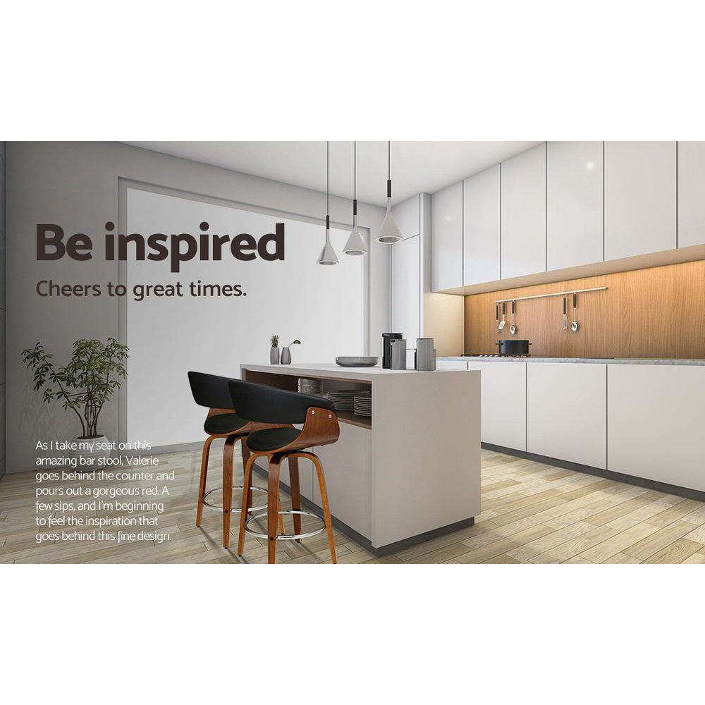 Artiss Premium Swivel Bar Stools - Set of 4