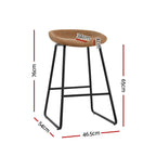 Artiss Ludovic Bar Stool - Stylish PU Leather Seating