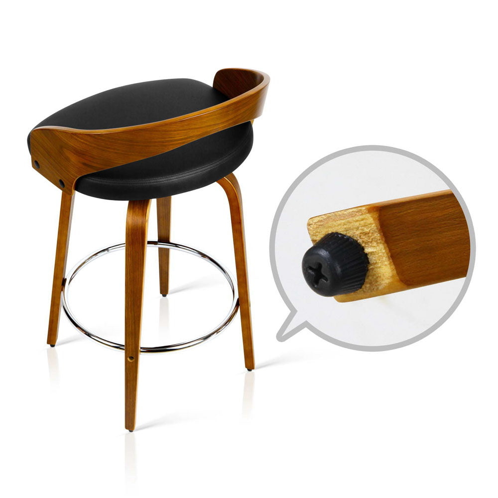 Artiss 2x Elegant Swivel Bar Stools